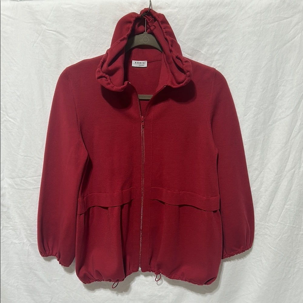 Akris Punto Women's Red Utility Jacket